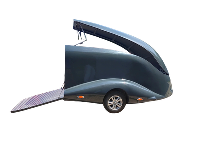 Прицеп для мотоцикла Lorgano Pragmatec AERO 750 кг антрацит-серый
