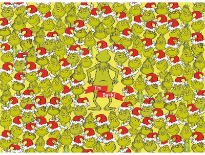 Puzzle Ravensburger Challenge Grinch 500 elementów 12001224 (4005555012245)