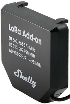 Inteligentny przekaźnik Shelly LoRa Add-on dla Gen 3/4 (3800238071684)
