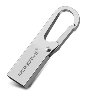 USB Карта пам'яті MicroDrive Флешка Брелок Карабін 32Gb