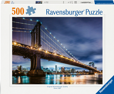 Puzzle Ravensburger Nowy Jork 500 elementów 12000224 (4005555002246)