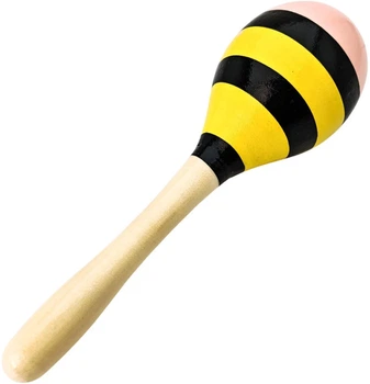 Маракас Alfabeto MR20-BEE (Yellow/Black)