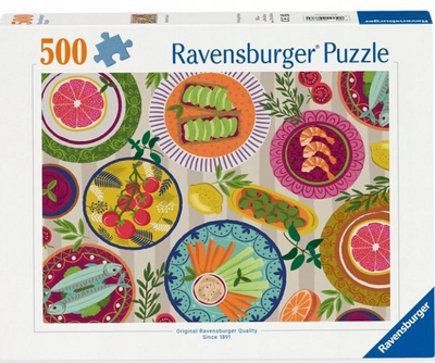 Puzzle Ravensburger Pyszny Piknik 500 elementów 12000776 (4005555007760)