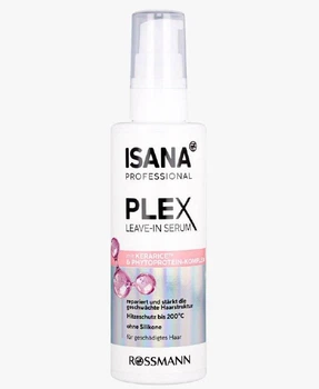 Профессиональная сыворотка с кератином для секущихся кончиков из Isana professional plex shampoo 100 мл