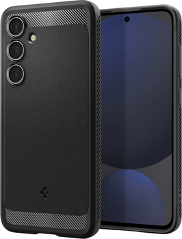 Etui plecki Spigen Rugged Armor do Samsung Galaxy S24 FE Matte Black (8809971234559)