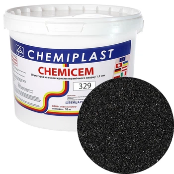 Декоративна штукатурка CHEMICEM 329 мармурово-кварцова 10 кг