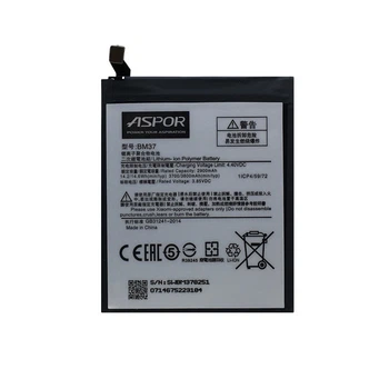 Аккумулятор Aspor для Xiaomi BM37 / Mi5 PLUS 3800 mAh АААА Original PRC
