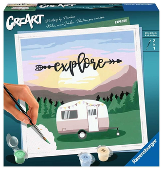 Malowanie po numerach Ravensburger Creart Explore (4005556202713)