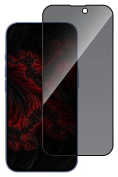 Защитное стекло антишпион Intaleo Privacy для Apple iPhone 17/16 Pro Black (1283126625183)