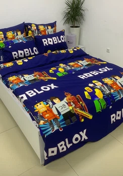 Підлітковий комплект дитячої постільної білизни Роблокс Roblox бязь голд