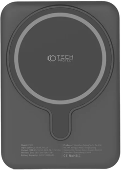 Powerbank Tech-Protect PB11 Lifemag 10000mAh 15W Black (9490713927472)
