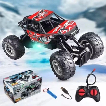 Машинка багги на пульте управления Monster Truck на 20,5см красный (708)