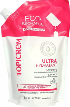 Змінний картридж молочко для тіла Topicrem UH ultra Moisturizing 500 мл (3700281705522)