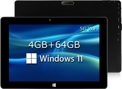 Планшет 10.1" HD TPSPAD W101 4/64Gb 4 ядра Windows 11 6000 mAh Чорний Б/В