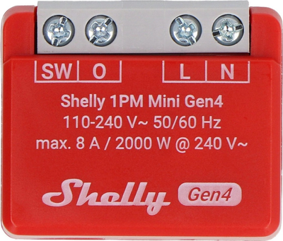 Inteligentny przekaźnik Shelly 1PM Mini Gen4 (3800238070809)