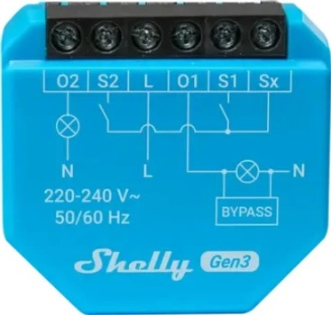 Sterownik oświetlenia Shelly 2L Gen3 (3800235261644)