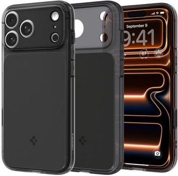 Etui Spigen Ultra Hybrid "T" Mag MagSafe do Apple iPhone 17 Pro Black (8800283314779)
