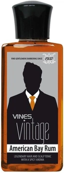 Тоник для волос Vines Vintage American Bay Rum 200 мл: укрепление, свежесть, пряный аромат
