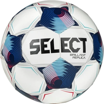 Мяч футбольный Select Brillant Replica v25 002 №3 Бело-синий (5703543403868)