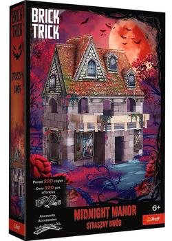 Klocki ceramiczne Trefl Brick Trick Halloween Straszny Dwór 220 elementów (62701) (5900511627015)