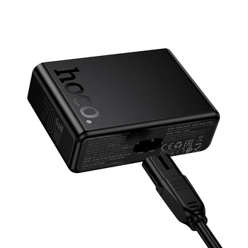 Зарядное устройство Hoco Modern PD 6-портовое 70 Вт 3А, PD/QC Черный (C152A)