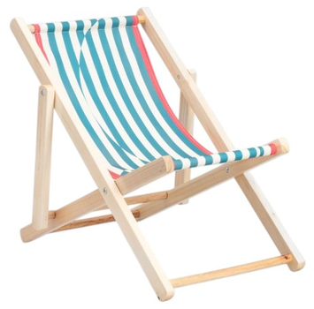 Leżak HOMLA 744716 COLOR SPECTRUM 42 x 58.5 x 52.5 cm drewniany mini naturalny (5906496744716)