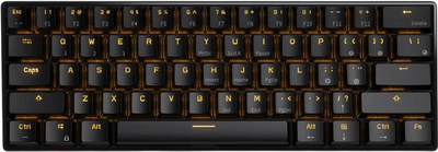 Klawiatura bezprzewodowa RK ROYAL KLUDGE RK61 RGB Red Switch Black (RK-61-BLK-REDSW-US)