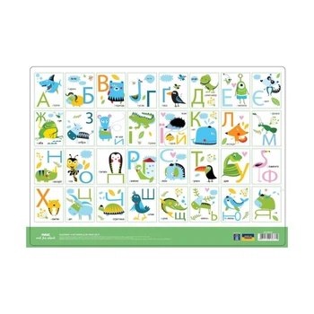 Покрытие на стол MAXI Cool for School "Українська абетка" 27x38 см (MX61480-06)