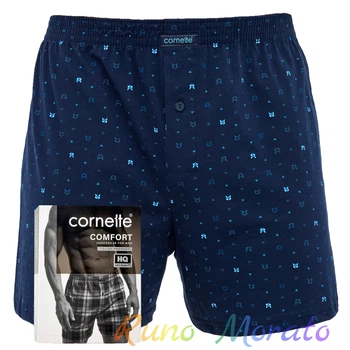 Трусы-шорты мужские хлопковые Cornette 002-328 Comfort B25 XL Темно-синие (5902458268009)