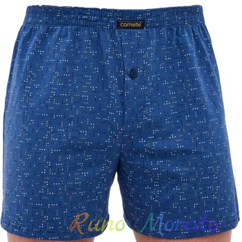 Трусы шорты мужские хлопковые Cornette 002-320 Comfort B25 M Синие (5902458268153)