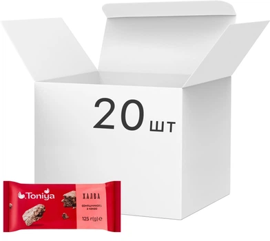 Упаковка халви соняшникової Toniya з какао 2.5 кг (4820208380577)