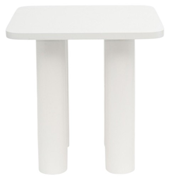 Stolik kawowy HOMLA 746697 DRUVA 40 x 40 x 40 cm biały (5906496746697)