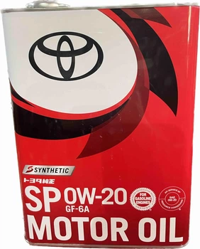 Мастило Toyota Motor Oil SP 0W-20 4 л (0888013205)