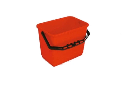 Ведро пластиковое Filmop, красное, 6 л