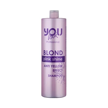 Шампунь для нейтралізації жовто-помаранчевих відтінків You Look Professional Pink Shine Shampoo 1000 мл