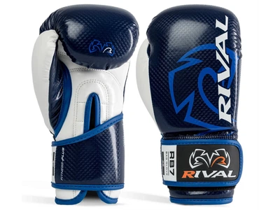 Рукавички снарядні RIVAL Fitness Plus Bag Gloves M синій/білий (5832)