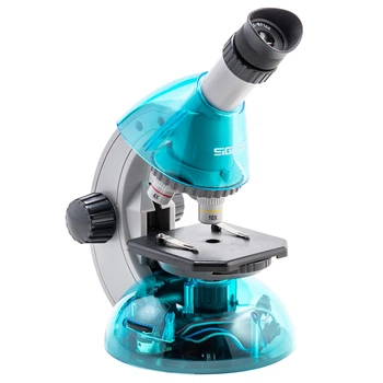 Мікроскоп SIGETA MIXI 40x-640x BLUE (з адаптером для смартфона) (65911)