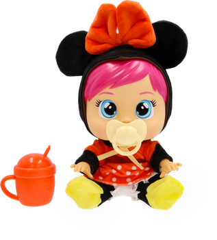 Пупс Cry Babies Disney Любов і турбота Плакса Мінні з аксесуарами 26 см (8421134927384)