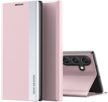 Etui z klapką Hurtel Sleep Case Pro do Samsung Galaxy S25 Plus Pink (5907769368042)