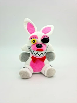 М'яка іграшка аніматронік Кошмарний Мангл Лис білий 18 см - FNAF / 5 ночей з Фредді