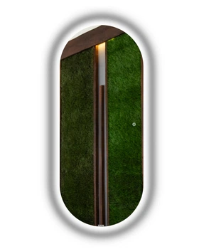 Овальное зеркало с LED подсветкой 60 на 160 см, с сенсором касания, модель Portale 2 La Mir (Portale2-14)