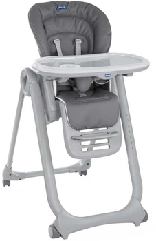 Стільчик для годування Chicco Polly Magic Сірий (87162.40.05)