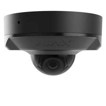 8 Мп проводная охранная IP-камера Ajax DomeCam Mini 8 Мп 4 мм черная мини-купольная камера высокая детализация