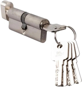 コムギ様 Циліндр замка з ручкою Riko lock cylinder ZZ 45x45T Сатин – фото