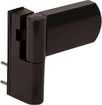 Петля дверна Astex АТ-27 RAL 8019 15-23.5 мм Коричнева
