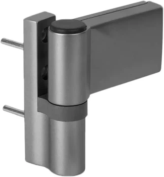 Петля дверна Astex DHV F9 15-20 мм Темне срібло (DHV 15-20 F9)