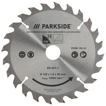 Пильный диск Parkside PKSB-150-A1 150 мм 24 зуба
