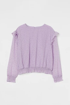 Блуза H&M 152см світло-бузковий 1510981744