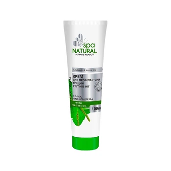 Крем против трещин на ногах с охлаждающим освежающим эффектом Natural Spa