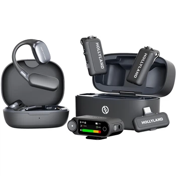 Мікрофонна система Hollyland LARK MAX 2 Ultimate Combo (Monitor Earphone + Camera RX + USB-C RX)